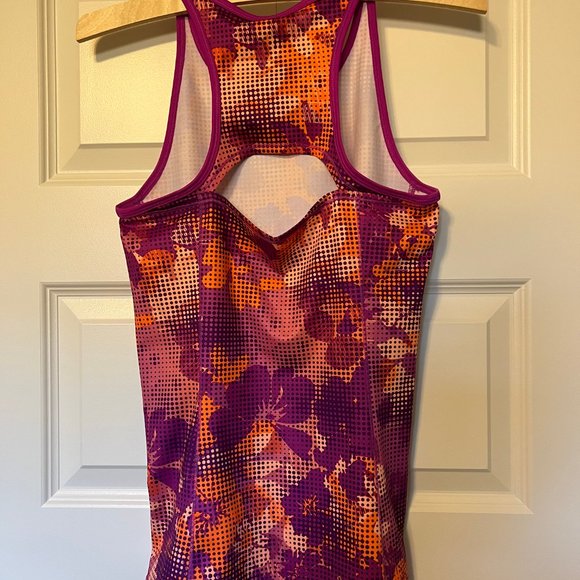 Multi-coloured Adidas Climalite Top in L - orange, purple, pink - Picture 3 of 3